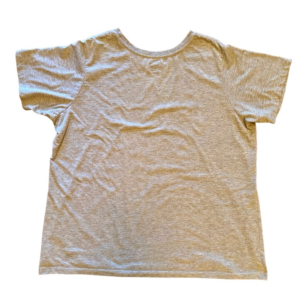 Women’s tee sz 1X 16/18 gray My Favorite Color Is Christmas Lights Very soft EUC - Picture 3 of 6